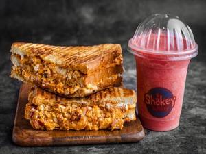 Paneer Tandoori Tadka Sandwich + Dxb Juice