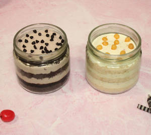 Chocolate Chip + Butterscotch Jar Cake Combo