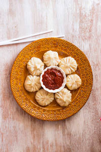 Fried chicken cheese momos [8pcs]                                          