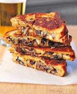 Grilled Mushroom Sub Sandwich
