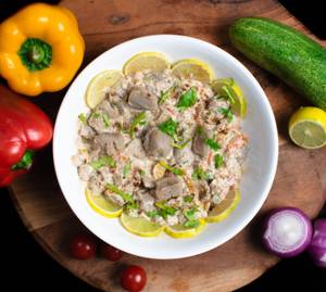 Soya Chunk Salad