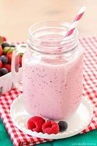 Lychee Blueberry Smoothie