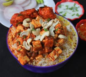 Paneer biryani
