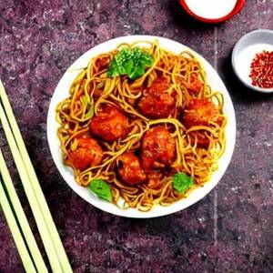 Chicken Manchurian Noodles
