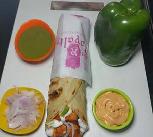 Paneer tikka masala roll