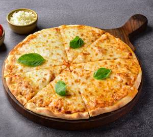 Large Double Cheese Margherita Pizza