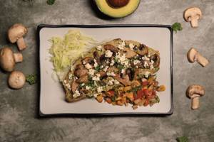 Avacado Toast With Grilled Mushroom