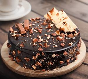 Chocolate kitkat cake [cake] 
