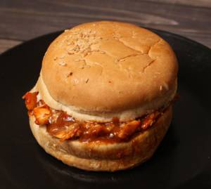 Schezwan Chicken Burger
