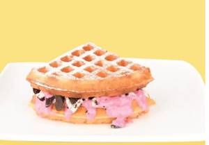 Bubblegum Crunchy Waffle