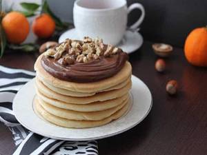 Chocolate Sauce Pancakes