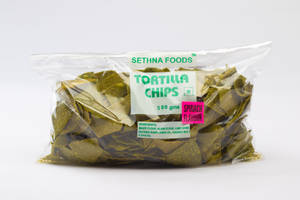 Spinach Flavoured Tortilla Chips [500 Grams]