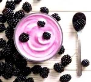 Preservative free mulberry yogurt [125 grams]