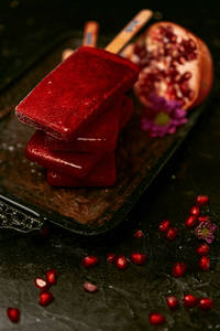Iscicle Pomegranate Cranberry Popsicle