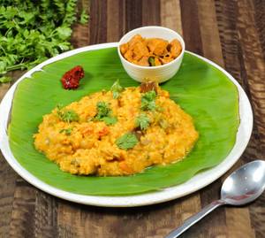 Sambar Rice with Poriyal