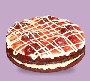Red Velvet Waffle Cake ( Double Layer )