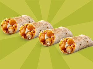 4 Crispy Potato Wraps @ 72 each