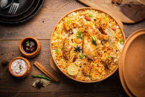 Hyderabadi chciken dum biryani