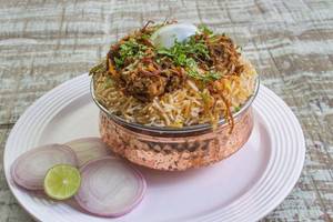 Chicken Biryani Dum Rice With Fry Piece [Full]