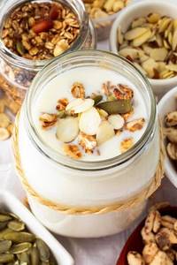Dry fruits shakes