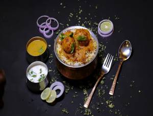 Egg Biryani (chicken Rice)