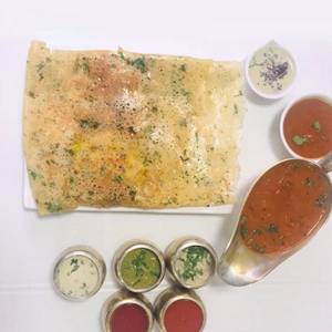 Onion Rava Masala Dosa