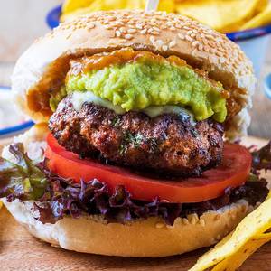 Mexican Beef Burger