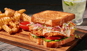 Chettinad Chicken Sandwich