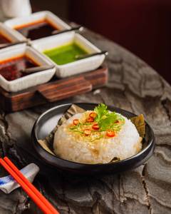 Foo Chicken Sticky Rice In Lotus Leaf