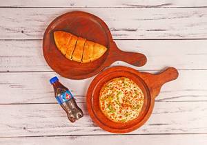 Capsicum Pizza+garlic Bread+cold Beverage [250 Ml]