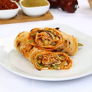 Double Egg Chilli Chicken Roll