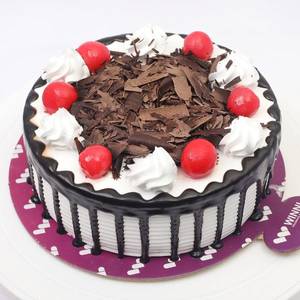 Eggless black forest cake [500 grams]