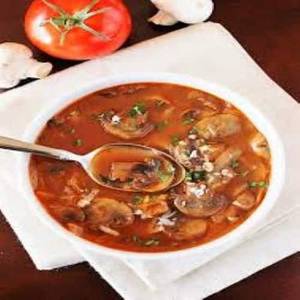 Tomato mushroom soup                                         