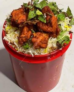 Red bucket special chicken biryani 2 person