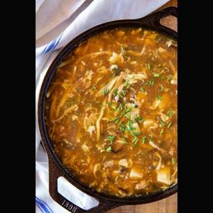 Hot And Sour Chicken Soup 