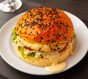 Overloaded cheese burger