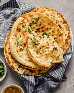 Stuffed Garlic Naan