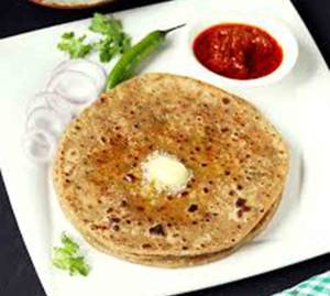 Aloo Mutter Paneer Paratha