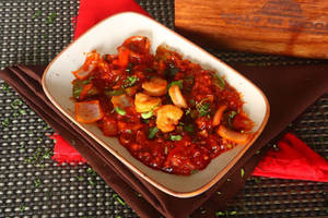 Crispy Prawns In Hot Garlic Sauce