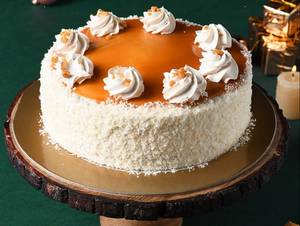 Eggless Caramel Butterscotch Cake (1kg)