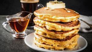 Pancakes With Maple Syrup