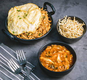 Chicken Tripple Schezwan Fried Rice