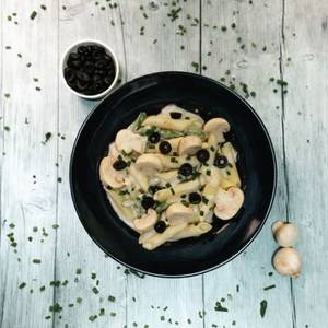 Non-veg Cream Of Mushroom Pasta