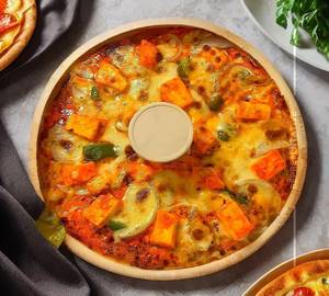 Paneer tikka pizza