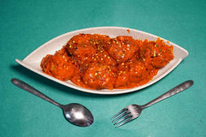 Chicken Creamy Red Sauce Momo
