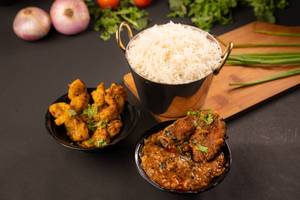 Fish Curry & Tikka Rice Bowl