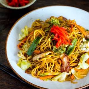 Yaki Soba Noodles [ Veg ]