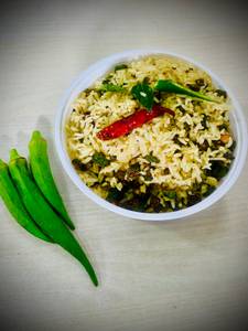 Bhendi Fried Rice