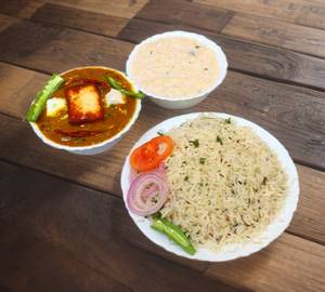 Paneer hyderabadi rice combo