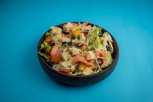Caesar Salad Smoked Salmon